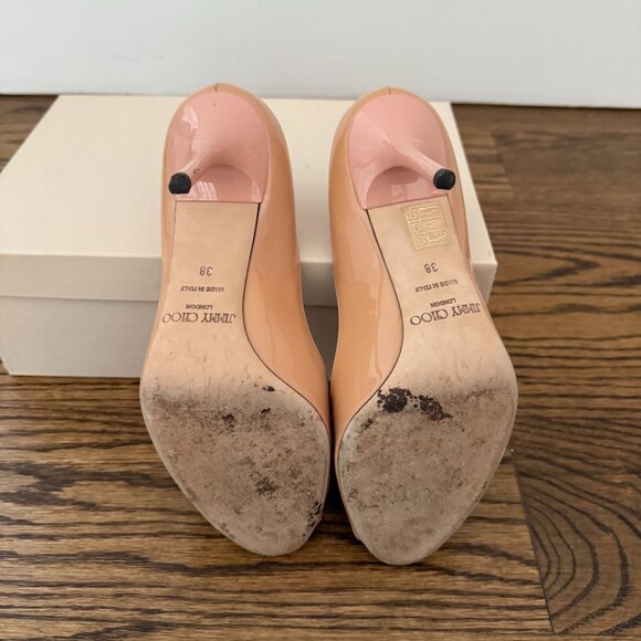 Jimmy choo Open toe hill. Almost new. - Picture 4 of 5